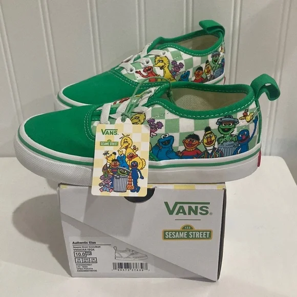 Vans Sesame Street Elastic Lace (Infant/Toddler) - Picture 1 of 5
